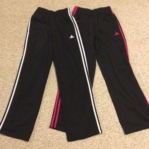 Two Pairs Adidas Sweatpants